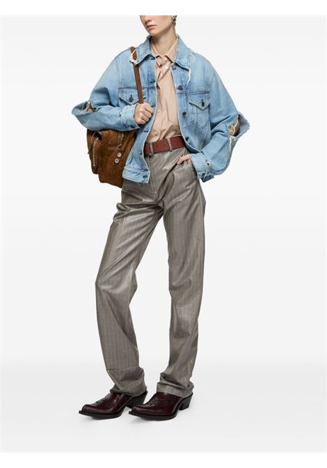 giacca in denim effetto vissuto unisex azzurra ACNE STUDIOS | A90714228